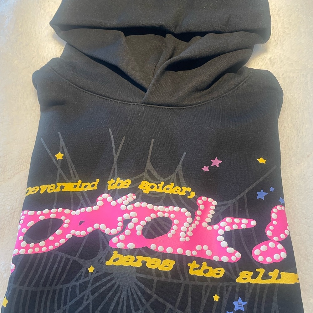 Sp5der P*nk V2 Hoodie 'Black